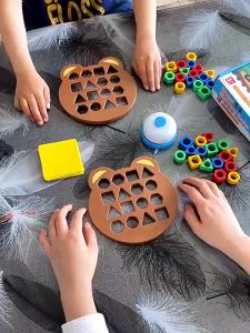 Permainan Padanan Bentuk Geometri Kanak Kanak Mainan Interaktif 3 6 Tahun Latihan Fokus Awal Didikan Montessori Ibu Bapa Anak Kids Geometric Shape Matching Game Educational Toys Focus Montessori Double Battle 儿童几何形状配对益智玩具3到6岁专注力蒙氏早教亲子互动双人对战 A129