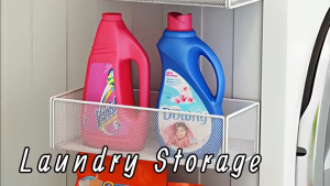 🇸🇬 ReadyStock - Refrigerator Side Magnetic Adsorption Storage Rack Free Hanging Kitchen Wall Mounted Cling Film Paper Towel Seasoning Basket 磁吸置物架