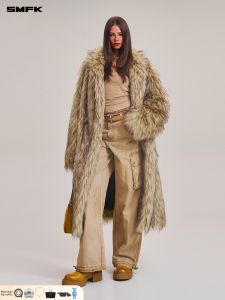 SMFK | Warm Artificial Fur Hunting Coat Long