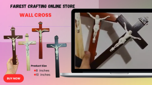 Crucifix Cross wood Cross Wall 10 inches