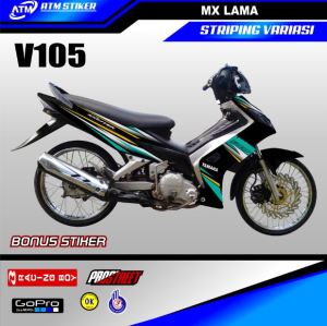 Stiker Striping JUPITER MX LAMA Variasi Tahun 2005-2010