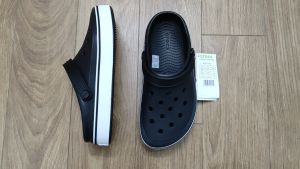 Sục nhựa CROSS Band Clean dép nam nữnhựa nguyên khối siêu bền đi mưa thoải mái.