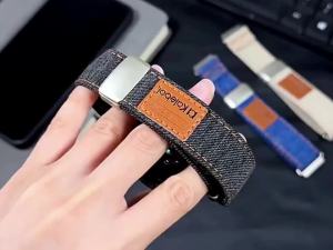 18/20/22mm Denim Canvas Strap for Huawei Watch GT5/4/3Pro Magnetic Band for Huawei Watch GTR 6/6 Pro 46mm Bracelet Accessories