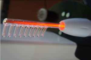 Scalp Health Care Device Accessories Machine Glass Comb Infrared Ozone Comb High Frequency Hair Dye Comb Hair Nourishing Micro Current Care