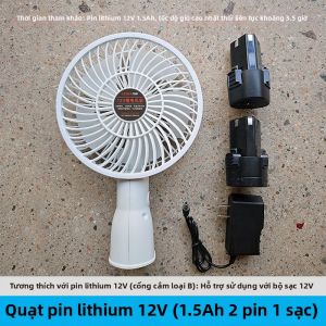 LIRUI | Quạt Không Dây Di Động Có Thể Sạc Lại