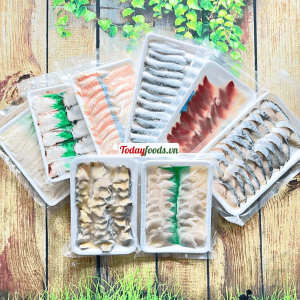 (CHỈ GIAO HCM) Set SUSHI & SASHIMI ăn liền tại nhà tiện lợi (Đông lạnh)