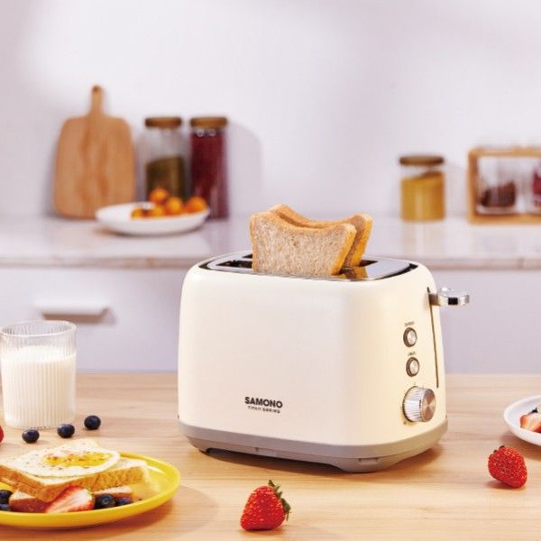 SAMONO SW-TT800 TITAN Toaster Elektrik 800W Pemanggang Roti Listrik ...