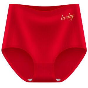 DREAM TIME | No Trace Wedding New Bride Large Size High Waist Tummy Control Panty Set