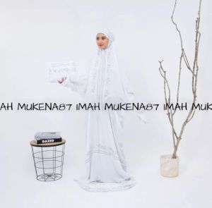Mukena Dewasa Terbaru Terusan Rayon Bordir Alfaziya
