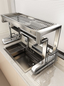 youqin | Multifunctional 304 Stainless Steel Kitchen Sink Storage Rack