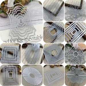 13 Shapes Multi Layer Metal Cutting Dies Stencils For DIY Scrapbooking Decorative Paper  Card Embossing Handcraft Die Cuts