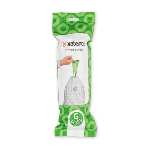 Brabantia Thickened Plastic Garbage Bags Portable Drawstring Storage Bags Home Use Large Size Trash Bags Household Cleaning Tools