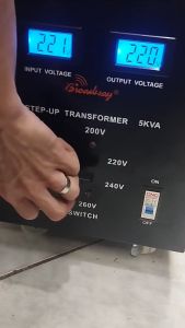 Broadway 5KVA 5000W Variable Step up Transformer