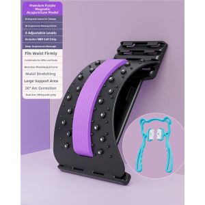 MONLEYTA | Back Support Lumbar Relief Stretching Waist Push Up Spinal Relaxation Device Massage Tool For Posture Correction
