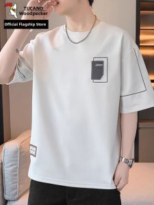 TUCANO | White Short Sleeve Summer Thin Men T-Shirt 2026 New Loose Round Neck