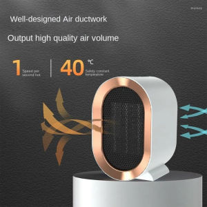 Ceramic PTC heater household smart fan heater quiet small electric heater portable 1200W office desktop heater.