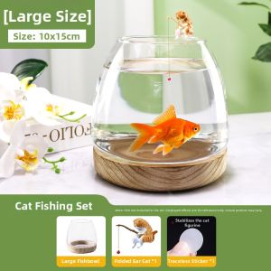 CHONGXIAOSHUAI | Creative Office Eco-friendly Glass Aquarium