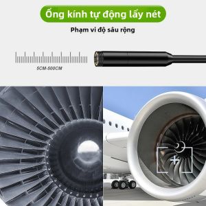 Máy Nội Soi Công Nghiệp Với Màn Hình IPS 43  Camera Lấy Nét Tự Động Video HD 1080P Đầu Dò USB Ống Kính Đơn Kép Ba Ống Kính Để Kiểm Tra Đường Ống