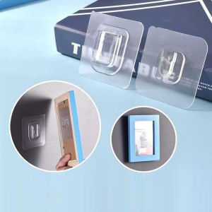 5/10 Pairs Double Sided Wall Adhesive Hooks Paste Plug Socket Holder Multi-Purpose Adhesive Hooks Suction Cup Sucker Hook