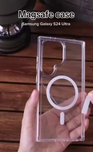 Case Samsung S24 Plus Ultra Clear Magsafe Magsafe Hard Clear Hybrid Bening