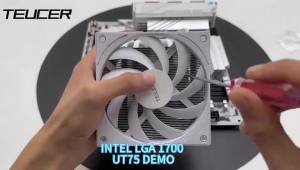 TEUCER UT Series Tiny Titan CPU Cooler Compact Quiet and High-Performance for AM4/AM5/LGA 2011/1200/1700/X99