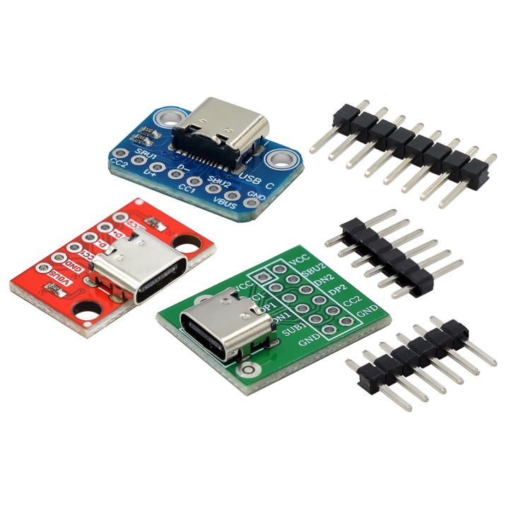 1pcs TYPE-C Female Test Board USB3.1 16P to 2.54 High Current Power ...
