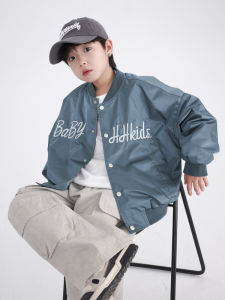 Chic American Style Embroidery Baseball Jacket for Boys