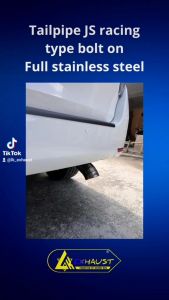 Variasi Ujung Knalpot Mobil: Tailpipe Buntut Stainless