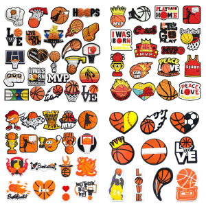 Hot Toys | 10-28Pcs Basketball Series Shoe Charms PVC Shoe Decoration Accessories Buckle DIY Clog Sandal Wristband Kids Party X-mas Gifts