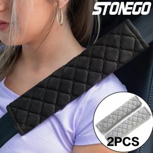 2Pcs Seat Belt Covers Soft Velvet Car Shoulder Pad for Adults Youth Kids Car Truck SUV Auto Interior Accessories