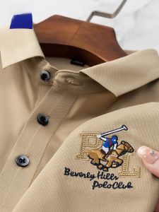 ROMON | เสื้อยืดคอโปโลผู้ชาย แขนสั้น ปักลาย ทรงบาง ลำลอง สำหรับฤดูร้อน ผ้าฝ้ายผสมโพลีเอสเตอร์ แห้งเร็ว ปกโปโล สำหรับเยาวชน