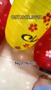 Bộ 4 Đèn lồng Kính Chào Quý Khách trang trí Tết Chúc Mừng Năm Mới khai trương nhà hàng khu du lịch quán cà phê