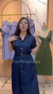 FM- { GR4TIS BELT } KEMEJA / DRESS KANTOR / OUTFIT KANTOR / DRESS KEMEJA - DRESS KEMEJA SUNY BELT