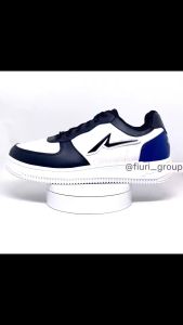 FIURI - ANDO - TRICKS 37-43 PUTIH BIRU - Sepatu Kets Pria - Sepatu Sneakers Pria - Sepatu Olahraga Sport Pria - Sepatu Casual Kanvas - Sepatu Jogging Lari Fitness Gym Senam Pria - Sepatu Sekolah Bertali SMP SMA