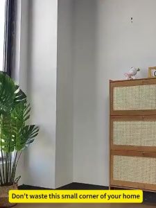 Shoe Cabinet Wooden Door With Cover Rattan Shoe Rack Multi-layer Large Capacity Shoe Organization