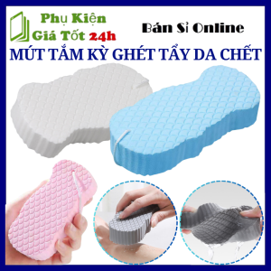 Mút Tắm Kỳ Ghét Bọt Biển - Bông Tắm Kì Gét Mềm Mại Tẩy Da Chết Cọ Lưng Kỳ Gét Tay Chân Tiện Lợi - Bông Tắm Tạo Bọt Siêu Sạch Hàn Quốc - Miếng Tẩy Tế Bào Chết Tạo Bọt Cao Cấp