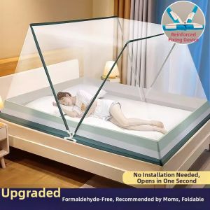 gumahus | Foldable Ready-made Anti-mosquito Tent Improved Mesh Protection