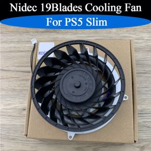 For PS5 Slim NIDEC 19 Blades Durable Internal Cooling Fan Replacement Internal Cooler Fan For PS5 Slim Host Silent Fan Accessory