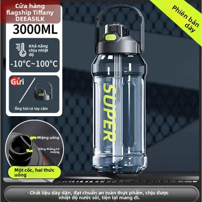 Besee | Bình Nước Đa Năng Chống Nhiệt Cao 2000ml
