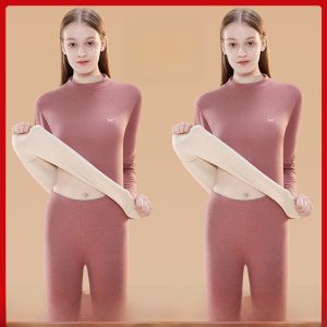 Quần áo lót nữ MiiOW giữ nhiệt cổ cao dày không đường may