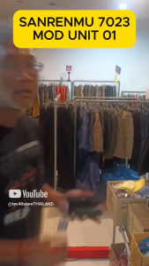 มีดพับ มีดเดินป่า SANRENMU 7023 LUC-SA MOD UNIT 01 12C27 Steel Stainless Steel Handle Tec40store ไรท์สาระกับครูแว่น