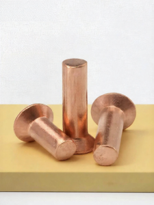 BAIRUITE | Flush Head Solid Red Brass Rivets