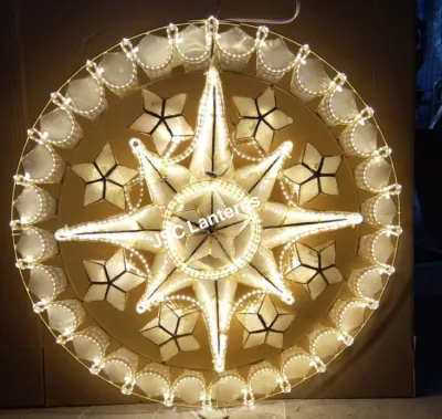 Parol Tala Capiz Christmas Lantern 25 inches size