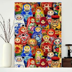 Kayou | 500/1000 Pieces Jigsaw Puzzle Flower Girl Scene Jigsaw Puzzle Educational Toy for Kids Children s Games Christmas Gift