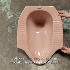 KLOSET CLOSET JONGKOK PELANGI 1pcs Kloset Jongkok VK