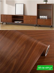 KEERMAN | Decal Nhãn Dán Chống Nước Mô Phỏng Gỗ