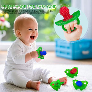 Cartoon Silicone Baby Teething Gel Anti-Bite Baby Chew Teeth Stick Teeth Stabilizer Pacifier Bite Fun