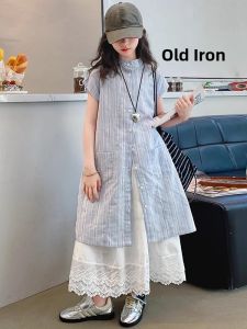 LIREGONGZHU | Sweet Layered Girls Set Lace