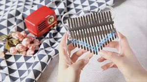 COD Cega Kalimba Thumb Piano Musical Toys Acrylic 17 Key Note PEL07 / Kalimba Alat Musik Mini 17 Keys Alat Musik Piano Jari Kalimba