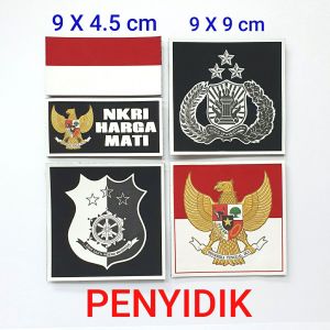 Kaos PENYIDIK Kamuflase dan Warna S - 5XL Polo Tactical PDL Lengan Panjang Bonus Free 3 Emblem Patch Prepet Perekat Velkro